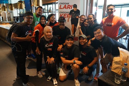 Race photo from Soft Launching Buku "Enggak Lari, Enggak Keren" & IdeaRun