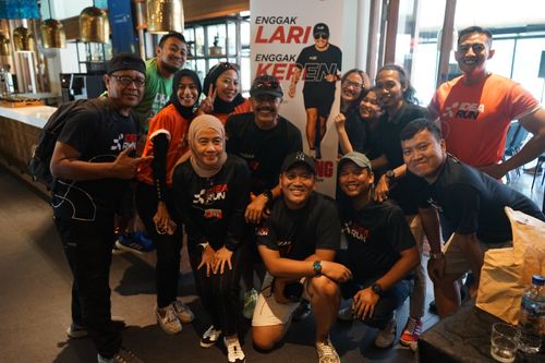 Race photo from Soft Launching Buku "Enggak Lari, Enggak Keren" & IdeaRun