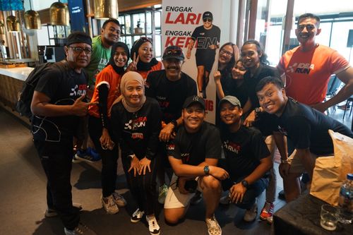 Race photo from Soft Launching Buku "Enggak Lari, Enggak Keren" & IdeaRun