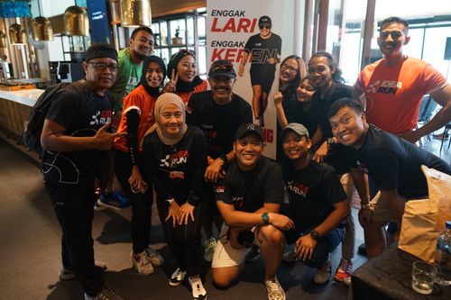 Race photo from Soft Launching Buku "Enggak Lari, Enggak Keren" & IdeaRun