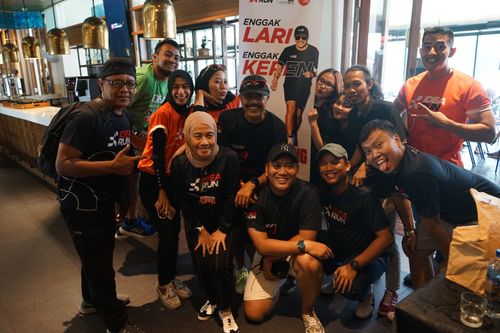 Race photo from Soft Launching Buku "Enggak Lari, Enggak Keren" & IdeaRun