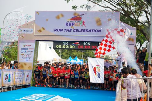 Race photo from CISANGKAN KBP CITY RUN 2025