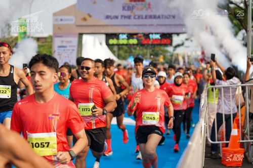 Race photo from CISANGKAN KBP CITY RUN 2025