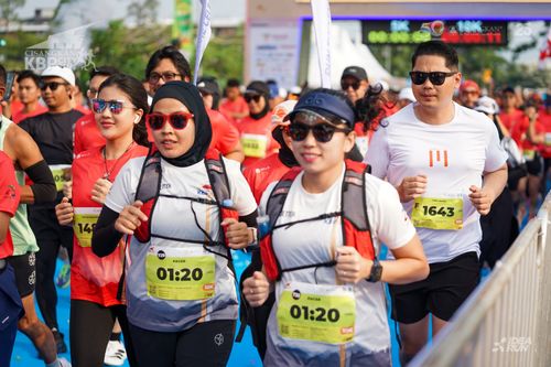 Race photo from CISANGKAN KBP CITY RUN 2025