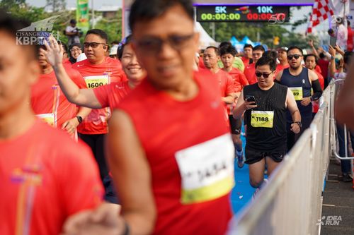 Race photo from CISANGKAN KBP CITY RUN 2025