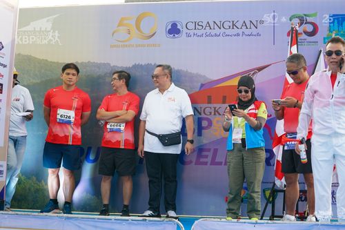 Race photo from CISANGKAN KBP CITY RUN 2025