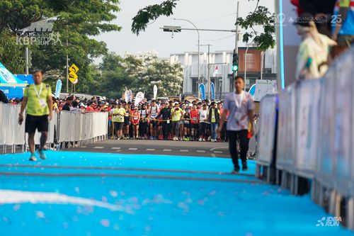 Race photo from CISANGKAN KBP CITY RUN 2025