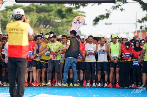 Race photo from CISANGKAN KBP CITY RUN 2025
