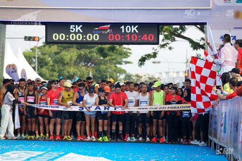 Race photo from CISANGKAN KBP CITY RUN 2025