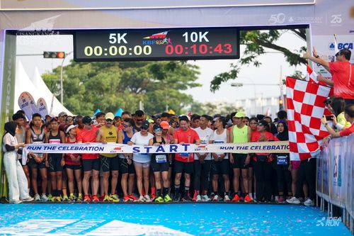 Race photo from CISANGKAN KBP CITY RUN 2025