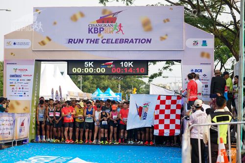 Race photo from CISANGKAN KBP CITY RUN 2025