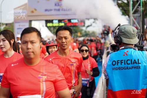 Race photo from CISANGKAN KBP CITY RUN 2025