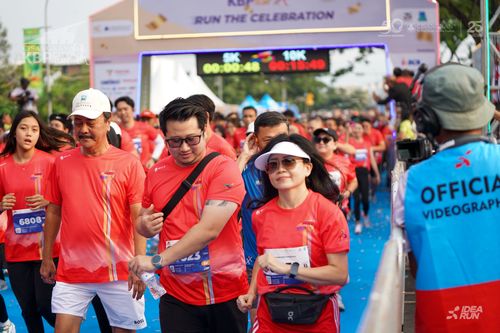Race photo from CISANGKAN KBP CITY RUN 2025