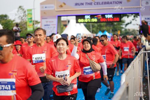 Race photo from CISANGKAN KBP CITY RUN 2025