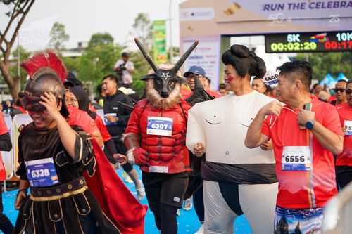 Race photo from CISANGKAN KBP CITY RUN 2025