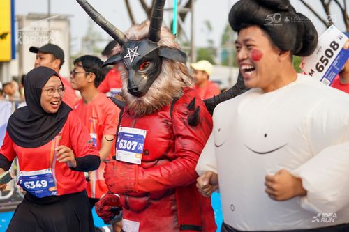 Race photo from CISANGKAN KBP CITY RUN 2025
