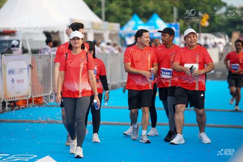 Race photo from CISANGKAN KBP CITY RUN 2025