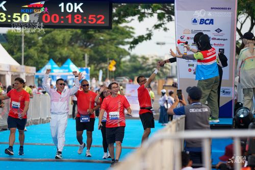 Race photo from CISANGKAN KBP CITY RUN 2025