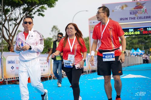Race photo from CISANGKAN KBP CITY RUN 2025