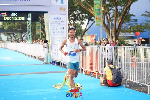 Race photo from CISANGKAN KBP CITY RUN 2025