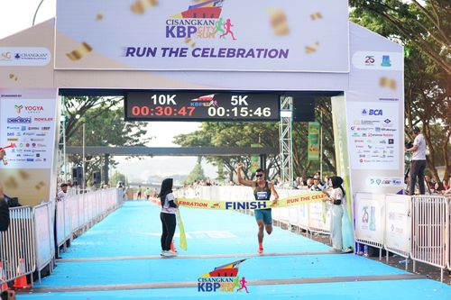 Race photo from CISANGKAN KBP CITY RUN 2025