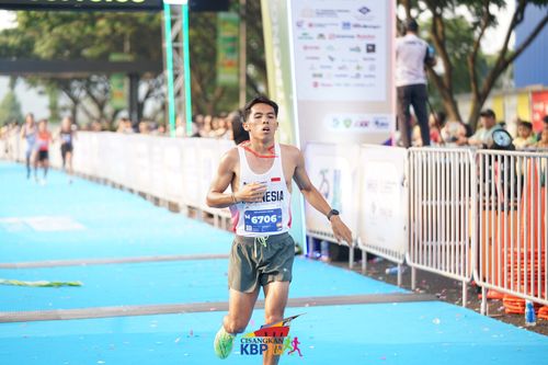 Race photo from CISANGKAN KBP CITY RUN 2025