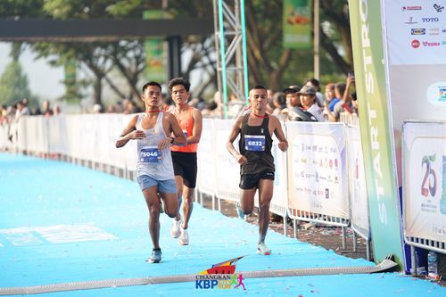 Race photo from CISANGKAN KBP CITY RUN 2025