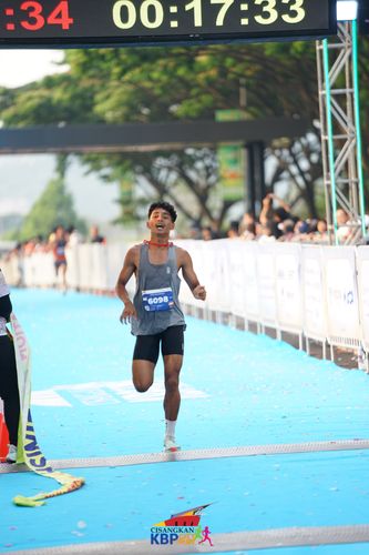 Race photo from CISANGKAN KBP CITY RUN 2025
