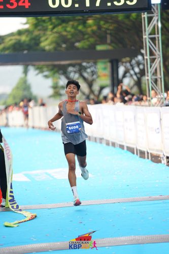Race photo from CISANGKAN KBP CITY RUN 2025
