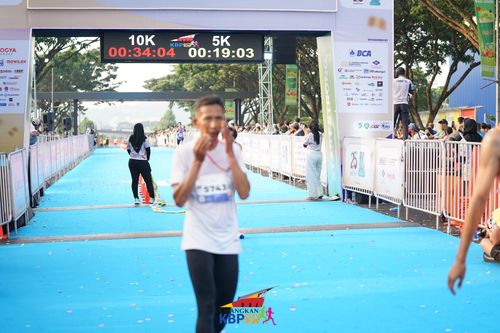 Race photo from CISANGKAN KBP CITY RUN 2025