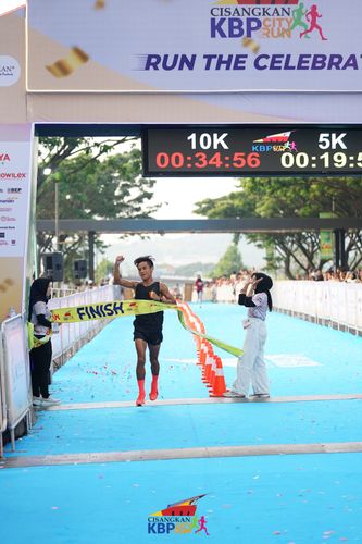 Race photo from CISANGKAN KBP CITY RUN 2025