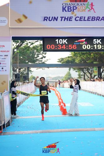 Race photo from CISANGKAN KBP CITY RUN 2025