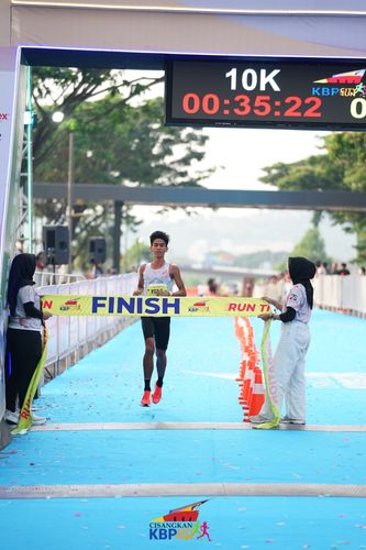 Race photo from CISANGKAN KBP CITY RUN 2025