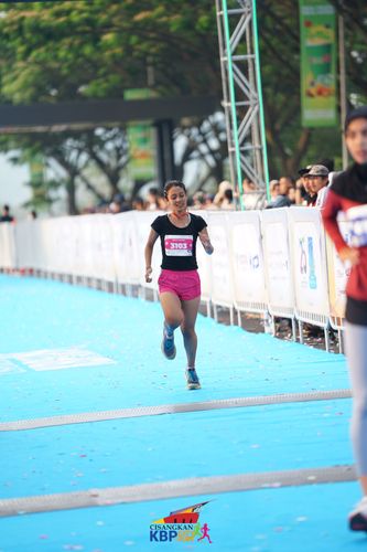 Race photo from CISANGKAN KBP CITY RUN 2025