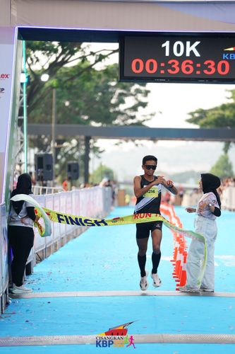 Race photo from CISANGKAN KBP CITY RUN 2025
