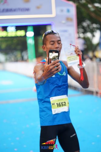 Race photo from CISANGKAN KBP CITY RUN 2025