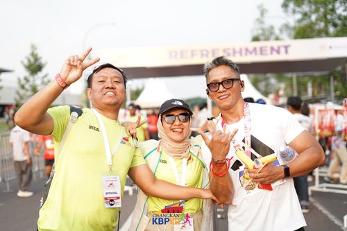 Race photo from CISANGKAN KBP CITY RUN 2025