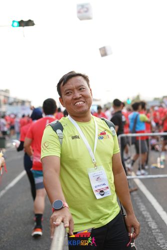 Race photo from CISANGKAN KBP CITY RUN 2025