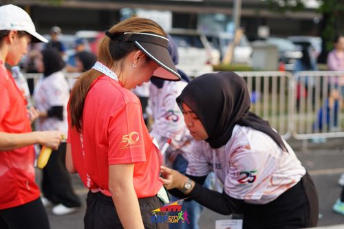 Race photo from CISANGKAN KBP CITY RUN 2025