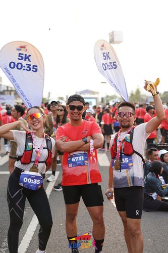 Race photo from CISANGKAN KBP CITY RUN 2025
