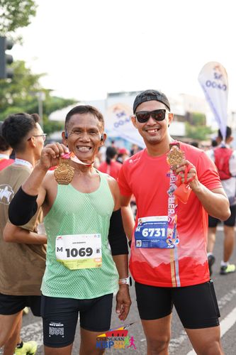Race photo from CISANGKAN KBP CITY RUN 2025