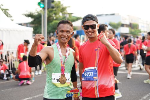 Race photo from CISANGKAN KBP CITY RUN 2025