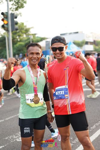Race photo from CISANGKAN KBP CITY RUN 2025