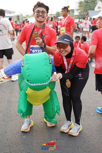 Race photo from CISANGKAN KBP CITY RUN 2025
