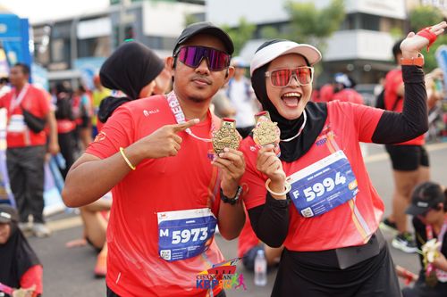 Race photo from CISANGKAN KBP CITY RUN 2025