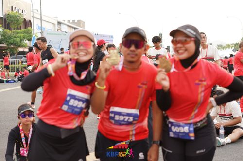Race photo from CISANGKAN KBP CITY RUN 2025