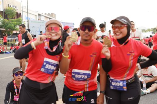 Race photo from CISANGKAN KBP CITY RUN 2025