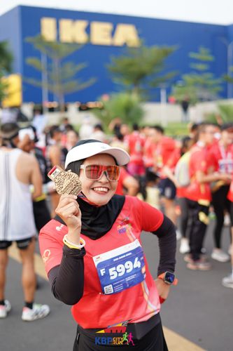 Race photo from CISANGKAN KBP CITY RUN 2025