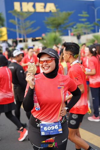 Race photo from CISANGKAN KBP CITY RUN 2025