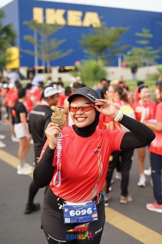Race photo from CISANGKAN KBP CITY RUN 2025
